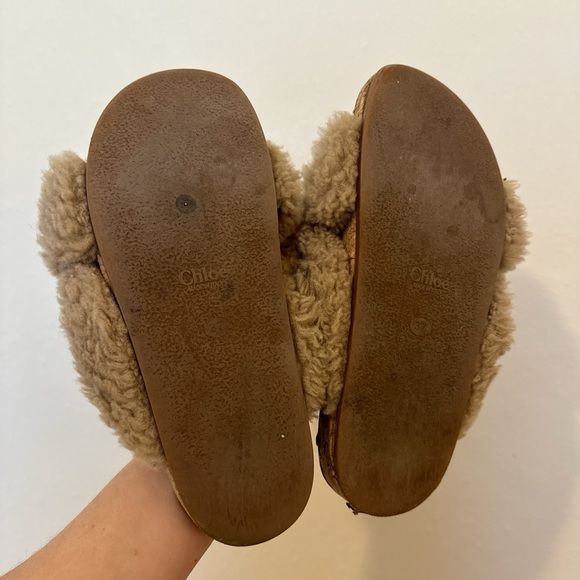 Chloe Fuzzy Slides - Picture 2 of 5